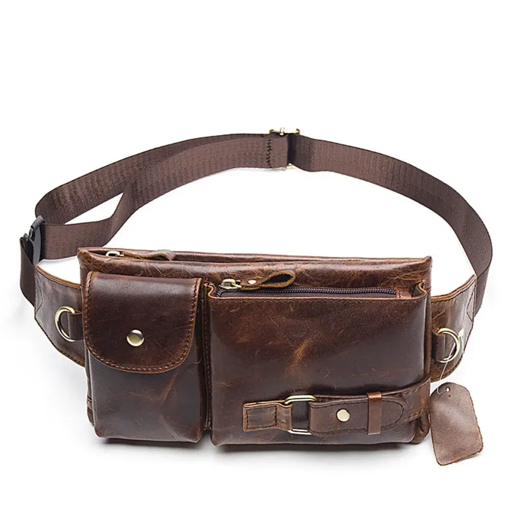 Pochete de cintura Couro